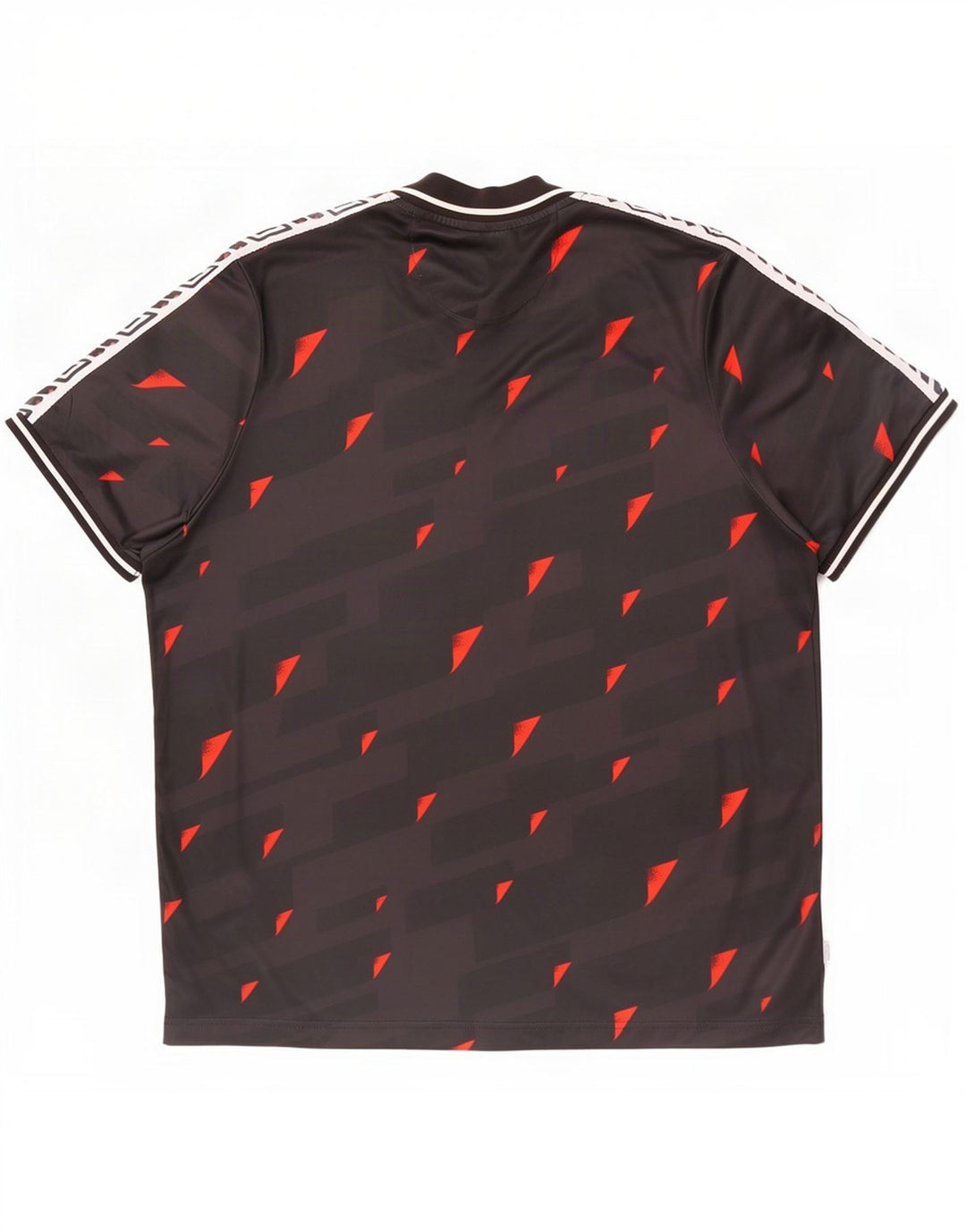 Umbro T-Shirt Graphique Homme Top 2XL Noir Géométrique Polyester