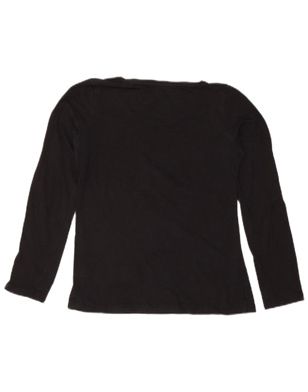 Lotto Haut à manches longues pour femme US 4 Small Noir Coton