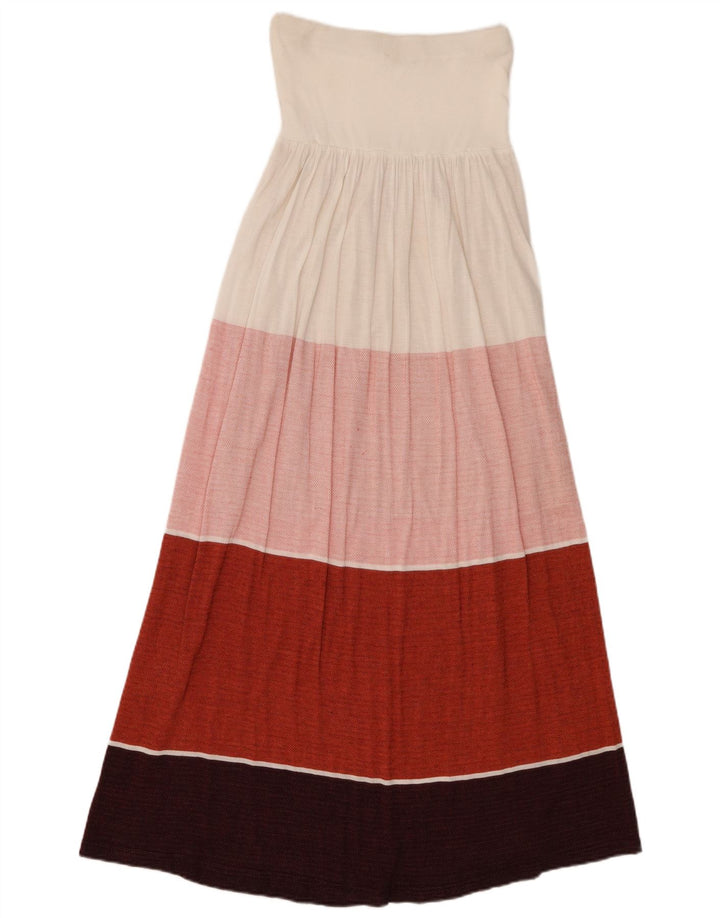 Patrizia Pepe Robe Bustier Femme Taille Unique Rayé Multicolore