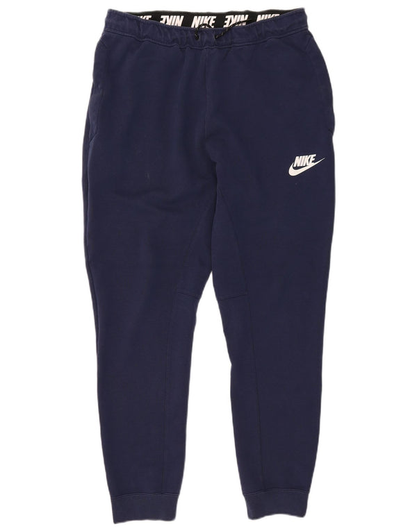 Nike Pantalon de survêtement pour homme en coton bleu marine moyen