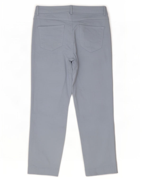 Phase Eight Pantalon court droit pour femme UK 14 Large W32 L25 Bleu