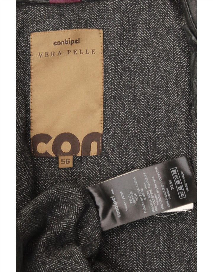 Conbipel Veste en Cuir Homme IT 56 2XL Cuir Noir