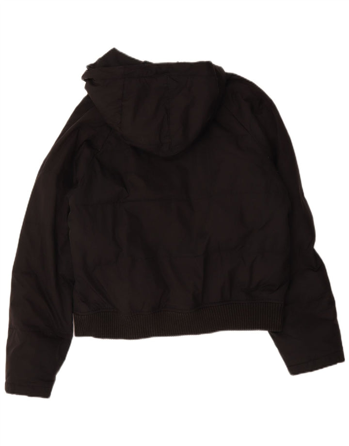 Gap Veste matelassée à capuche pour femme UK 16 Large Noir