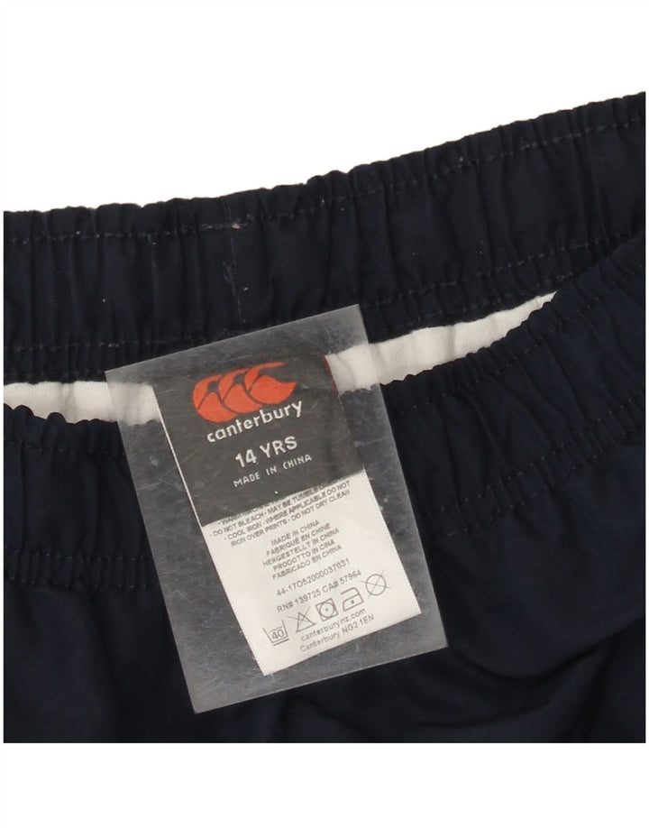 CANTERBURY Pantalon Coupe-Vent Graphique Fille 13-14 ans Bleu Marine