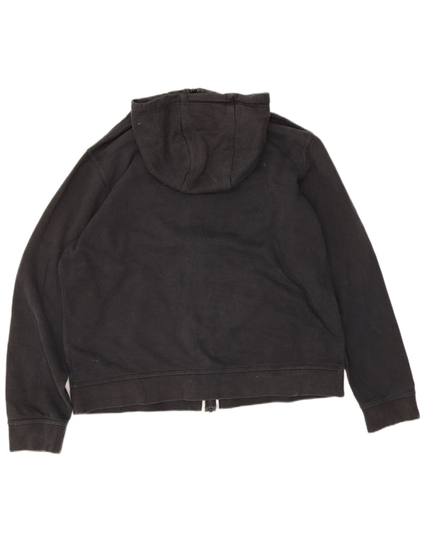 Nike Pull à capuche zippé Swoosh pour homme XL en coton noir