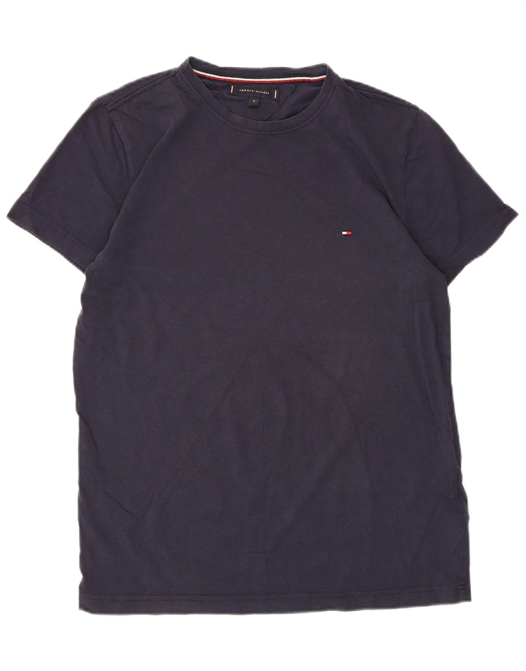 Tommy Hilfiger T-Shirt Homme Bleu Marine Moyen Coton