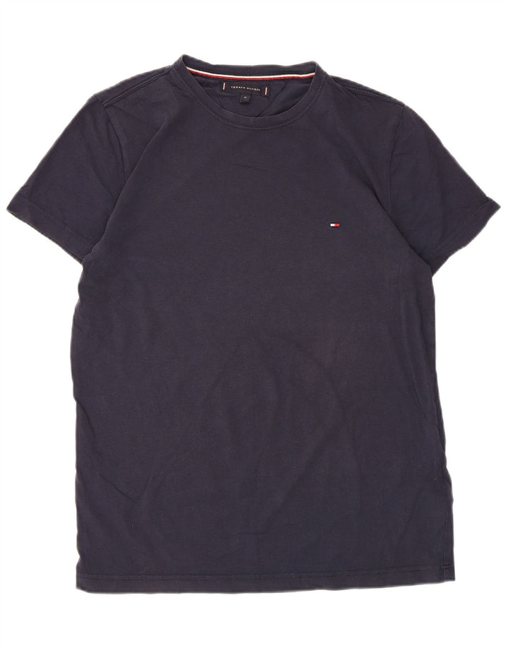 Tommy Hilfiger T-Shirt Homme Bleu Marine Moyen Coton