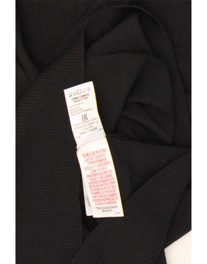 Marks & Spencer Cardigan court surdimensionné pour femme UK 8 Small Noir