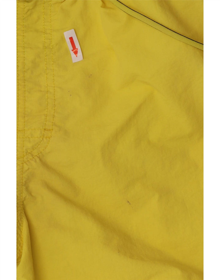Adidas Short de bain pour homme en nylon jaune Taille L