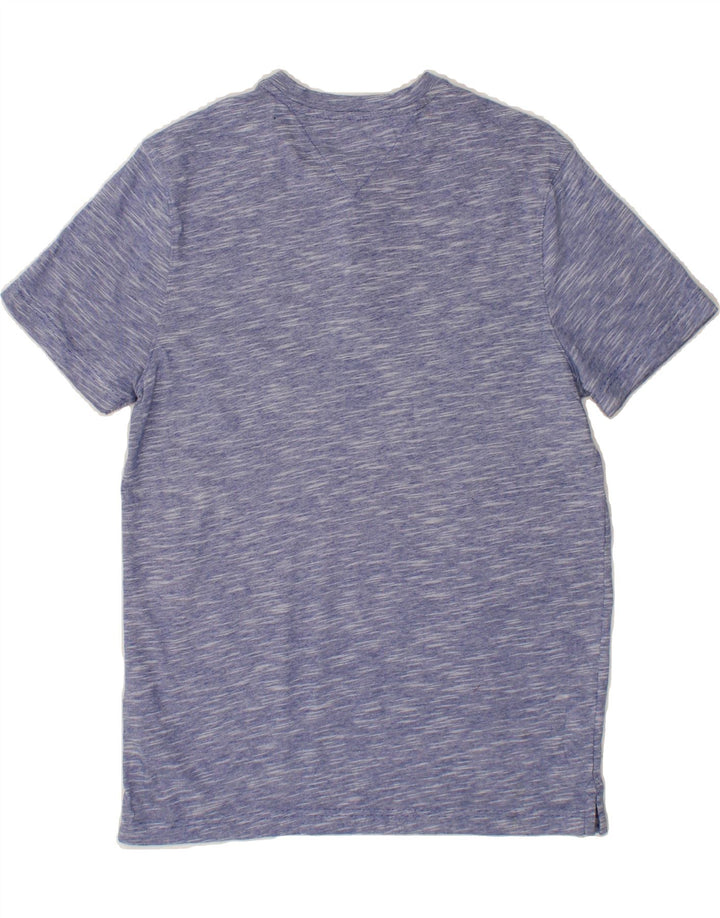 TOMMY HILFIGER Mens T-Shirt Top Small Blue Flecked Cotton Vintage Tommy Hilfiger and Second-Hand Tommy Hilfiger from Messina Hembry 
