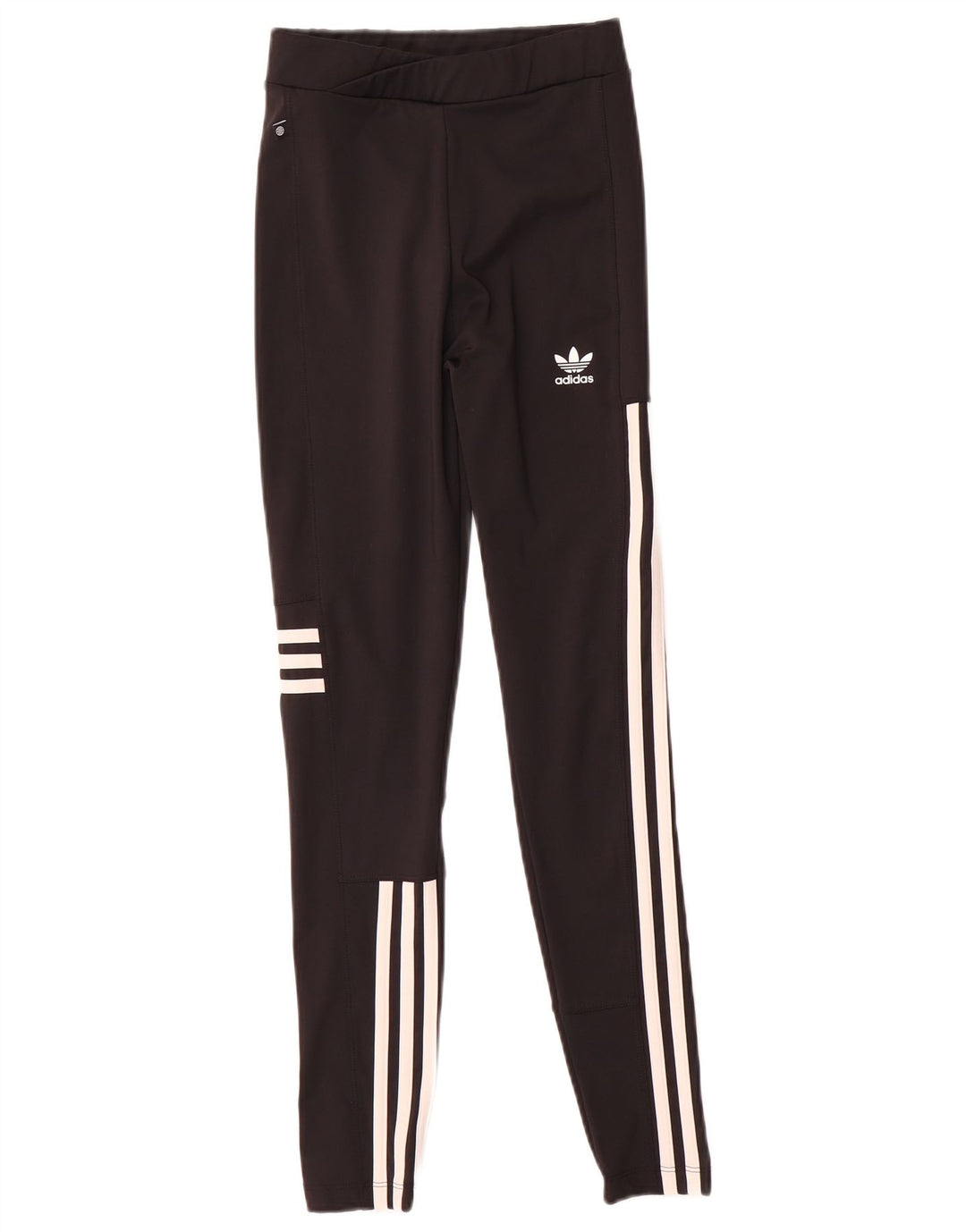 Adidas Leggings Femme UK 4/6 XS Noir Polyester