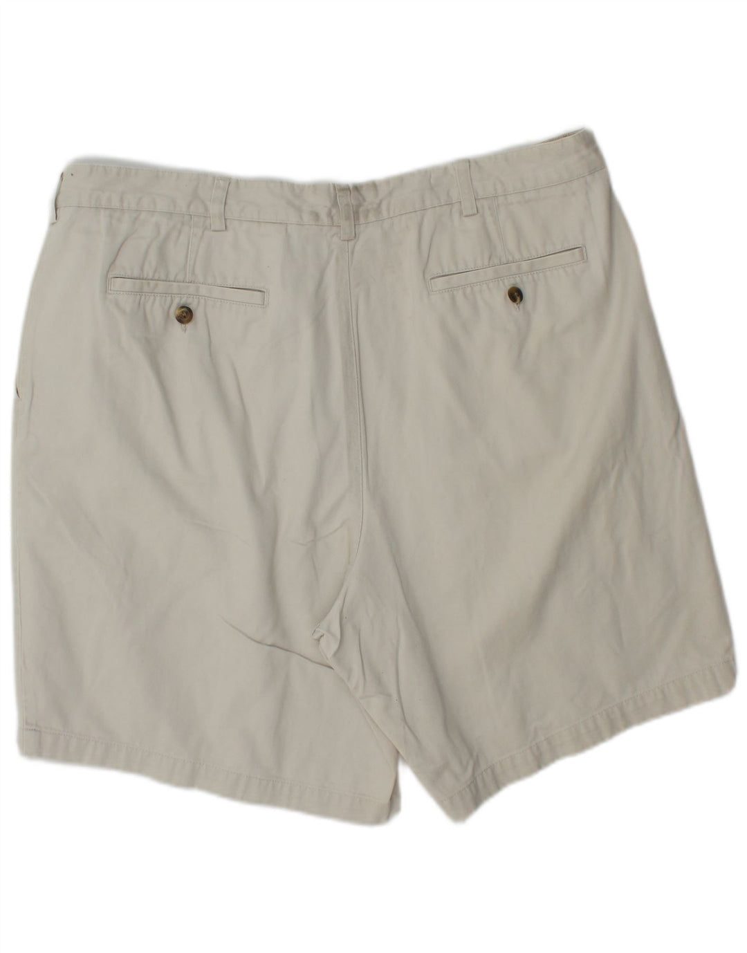 EDDIE BAUER Short Chino Pegged Homme W40 XL Coton Blanc