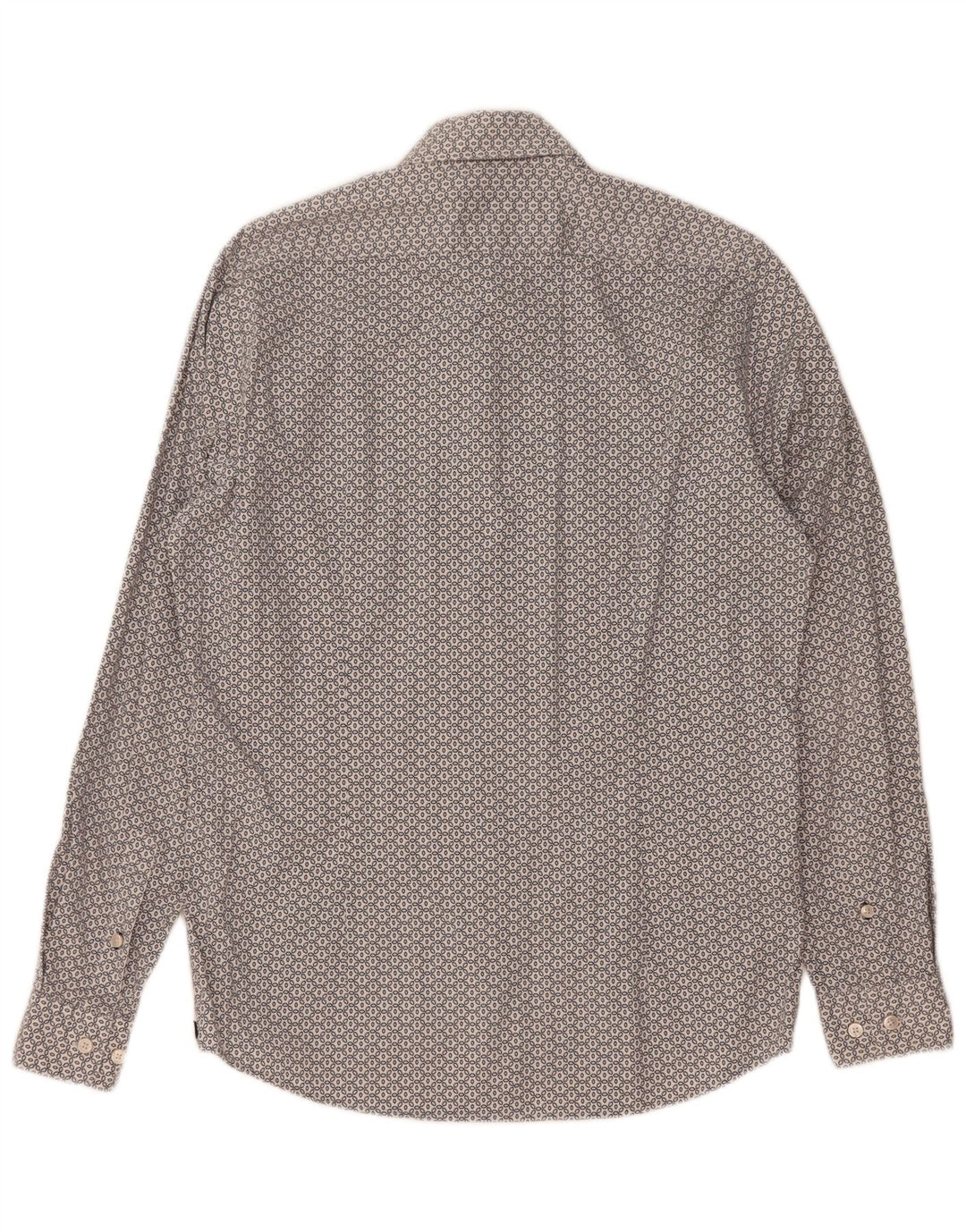 Hugo Boss Chemise Regular Fit Petit Coton Floral Blanc