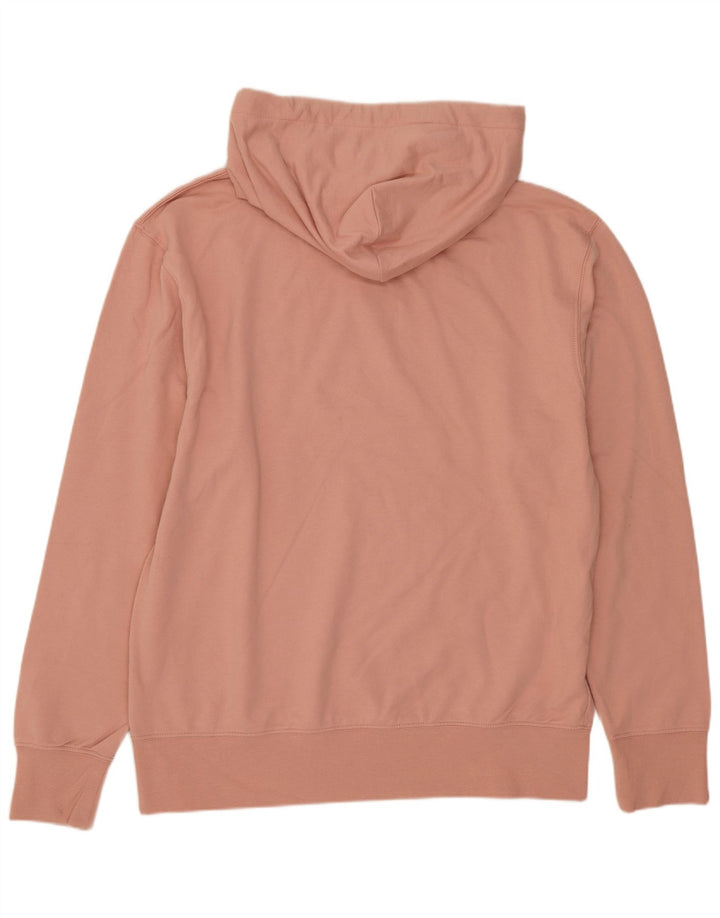 BARBOUR Pull à capuche homme en coton rose moyen