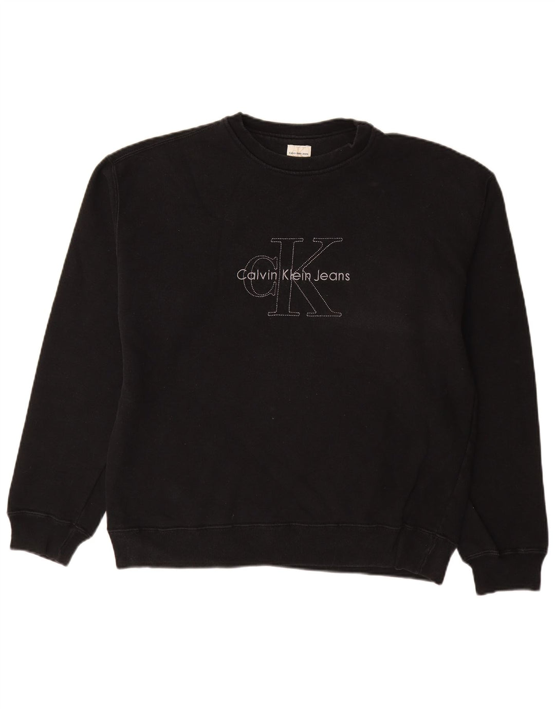 CALVIN KLEIN JEANS Sweat-Shirt Graphique Homme XL Noir