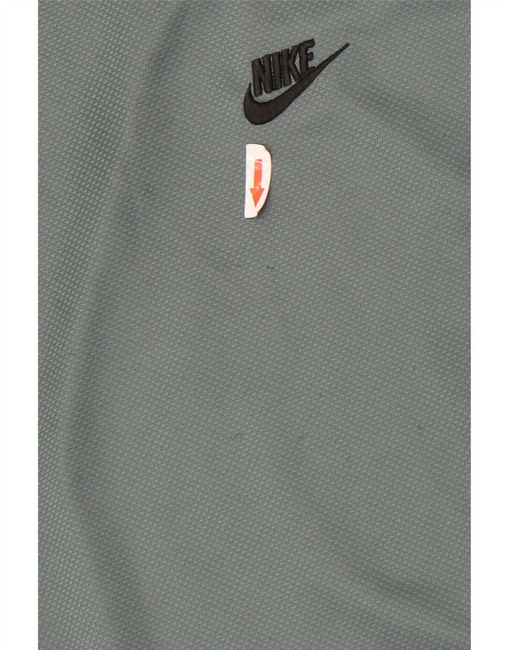 Nike T-shirt pour homme en polyester color block vert moyen