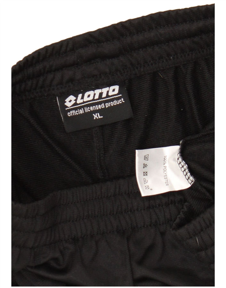 Lotto Pantalon de Survêtement Homme Joggers XL Noir Polyester