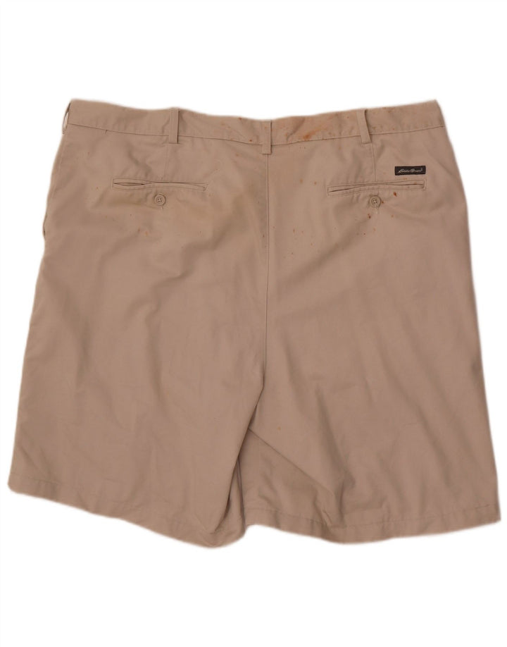 Eddie Bauer Short chino haut pour homme W44 2XL Coton beige