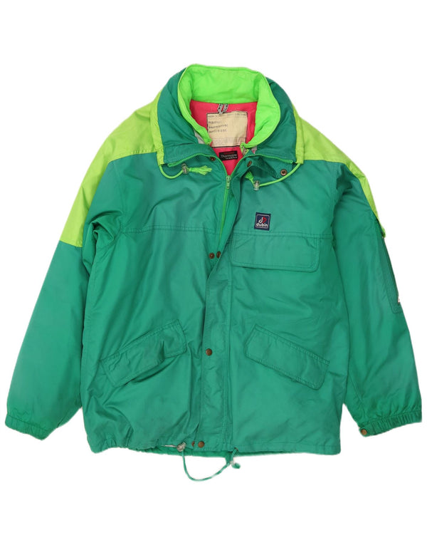 Dubin Veste de Ski Homme IT 50 Large Vert Colorblock Polyester