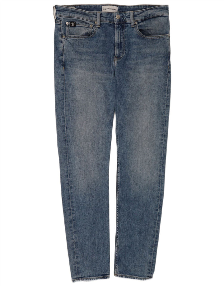 Calvin Klein Jean Slim Homme W31 L32 Bleu Coton