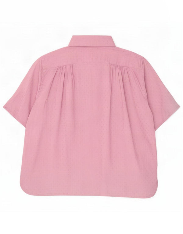 Chemise à manches courtes femme French Connection UK 18 XL Viscose rose