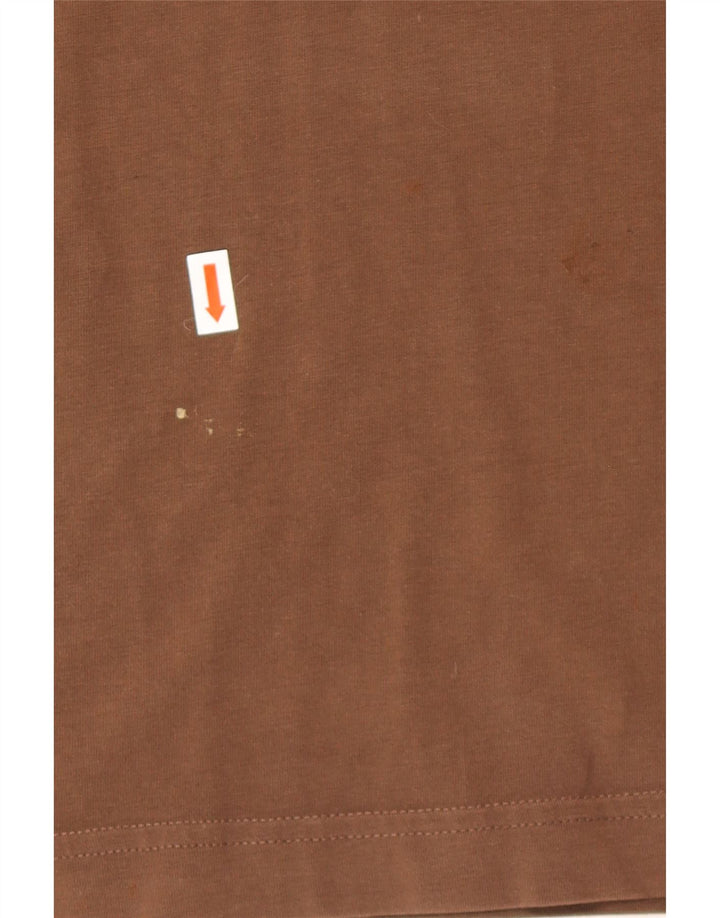 PUMA T-shirt graphique pour hommes, grand, marron