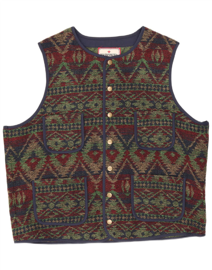 JOE BROWNS Gilet Homme XL Multicolore Fair Isle