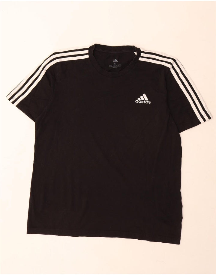 Adidas T-Shirt Homme Coton Noir Moyen