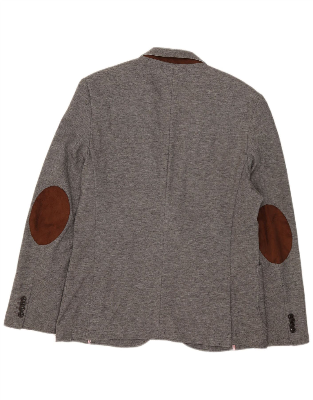 Zara Veste Blazer 2 Boutons Homme EU 54 XL Gris Polyester