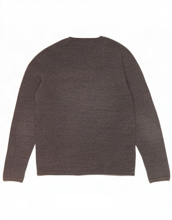 Jack & Jones Haut à manches longues pour hommes en coton gris moyen