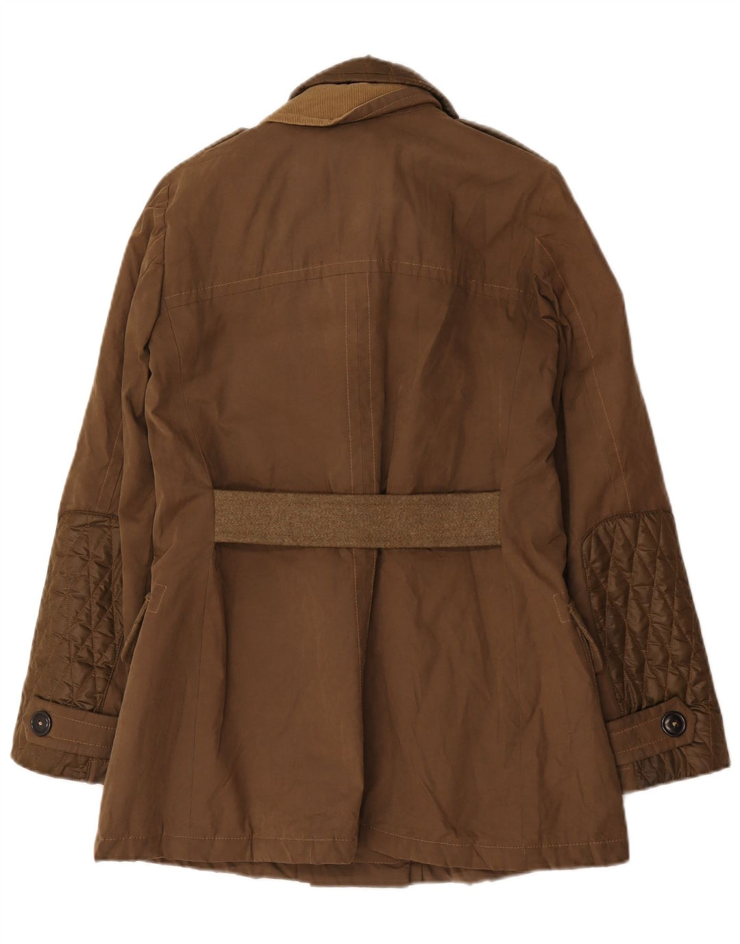 Fay Manteau militaire à double boutonnage pour femme UK 14 Kaki moyen