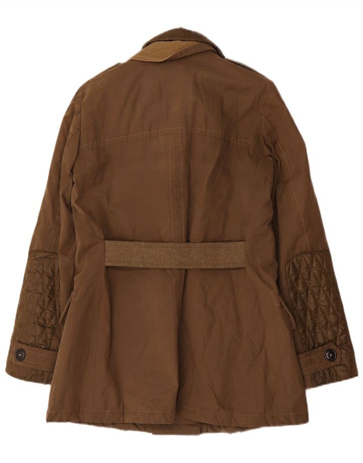 Fay Manteau militaire à double boutonnage pour femme UK 14 Kaki moyen