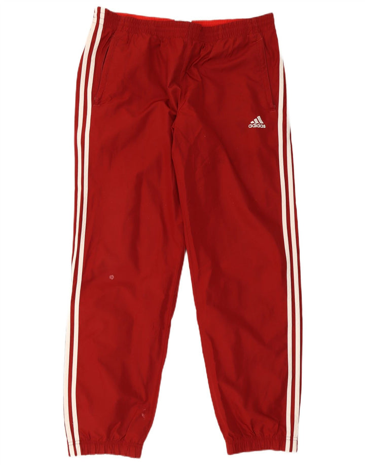 Adidas Pantalon de survêtement pour homme Rouge moyen Polyester