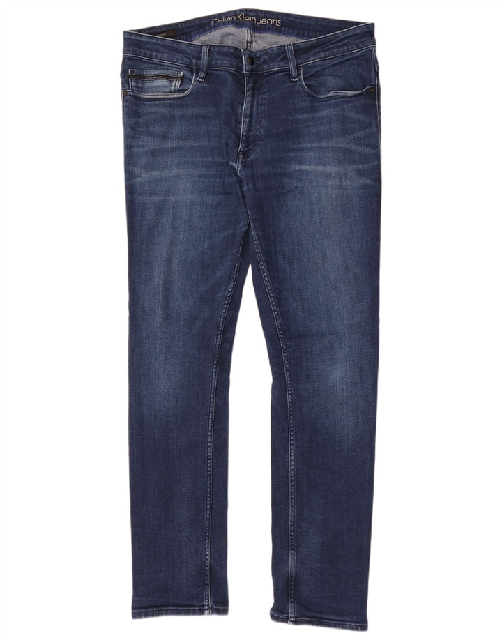 Calvin Klein Jean Slim Homme W36 L32 Bleu