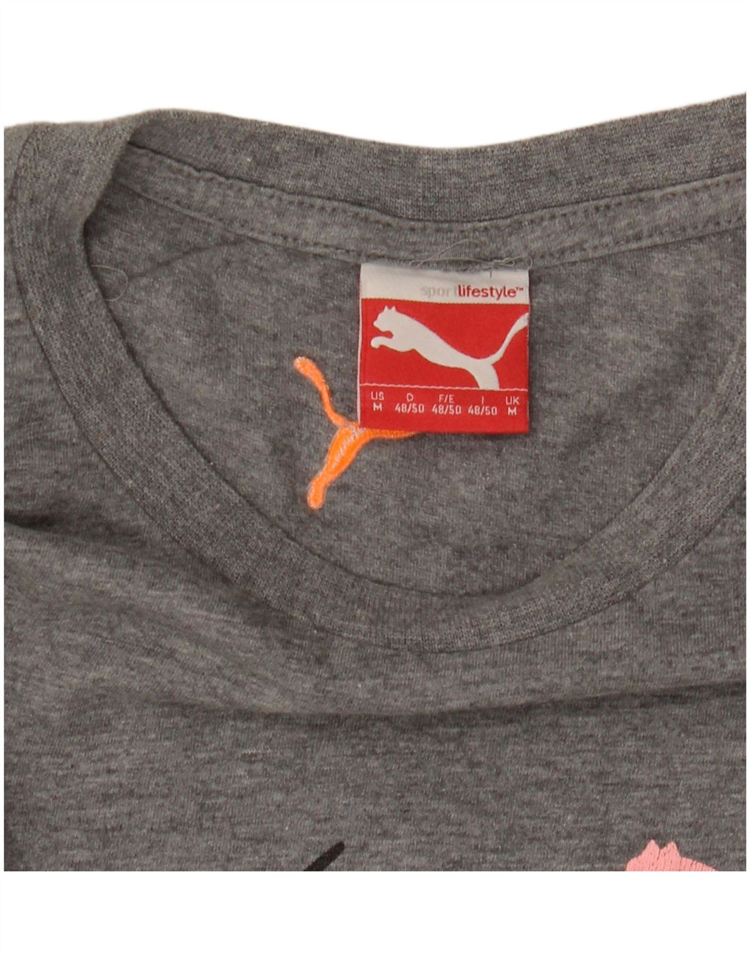 Puma Tee-Shirt Graphic Homme Gris Moyen