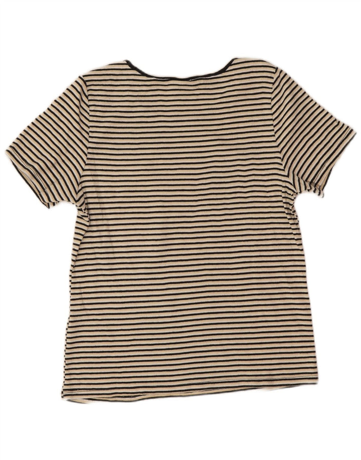 Levi's T-Shirt Femme UK 18 XL Rayé Multicolore