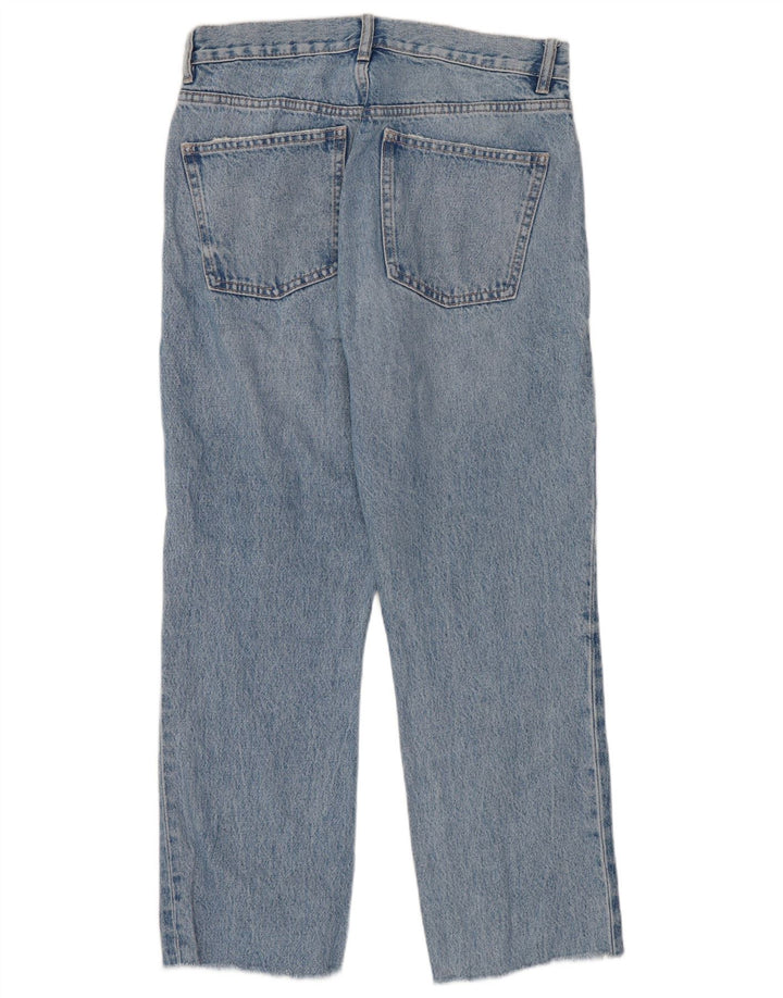 Zara Jean court droit pour femme EU 38 Small W28 L25 Bleu