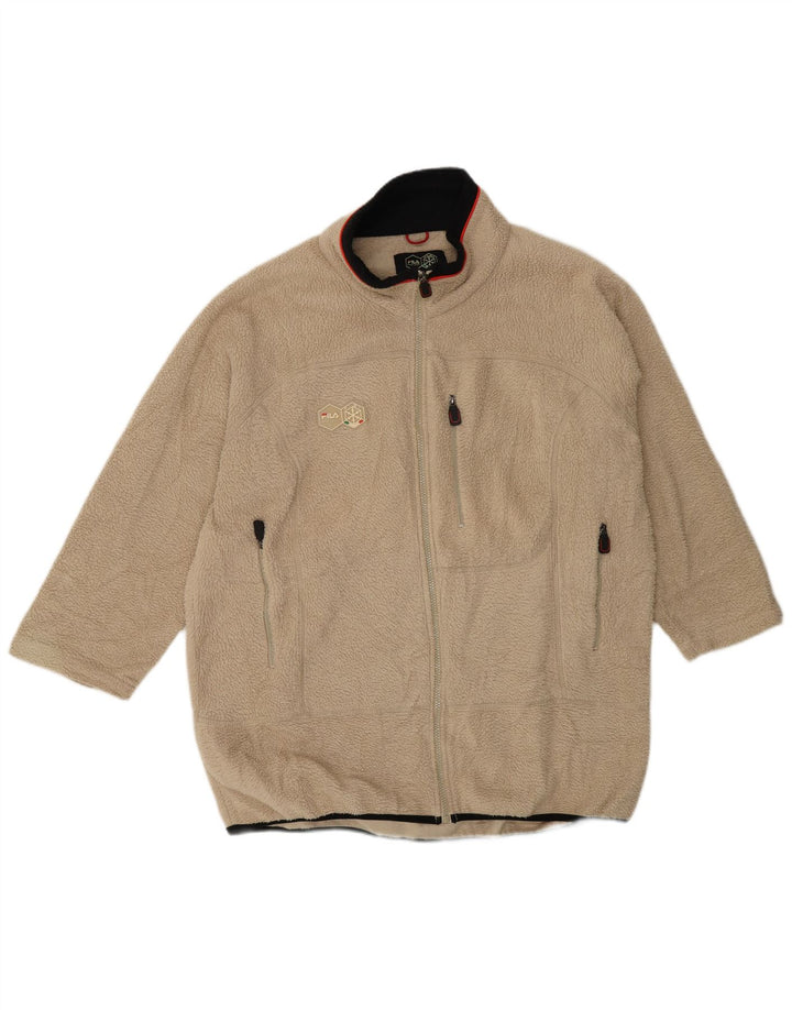 Fila Veste polaire pour homme UK 40 Large Beige