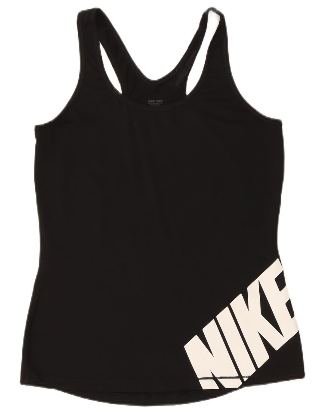 Nike Dri Fit Graphic Débardeur pour femme UK 14 Grand Noir