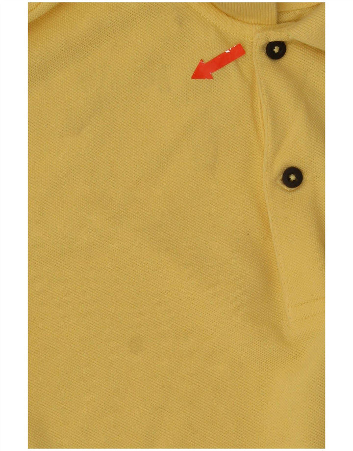 Massimo Dutti Polo Homme Jaune Moyen Coton