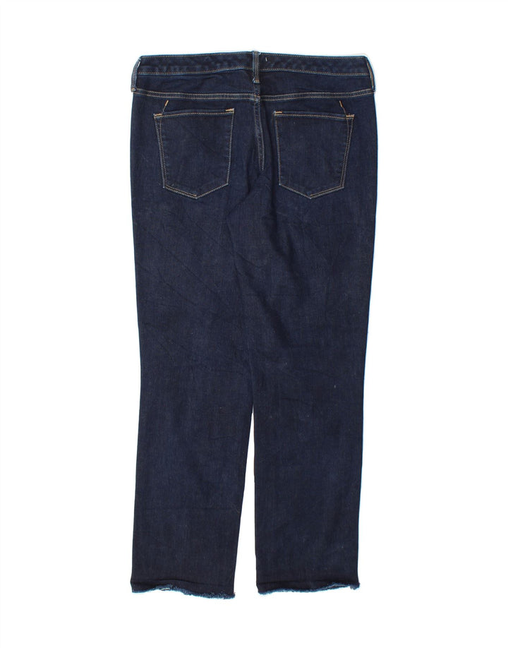 MOSSIMO Womens Mid Rise Straight Jeans US 6 Medium W28 L29 Navy Blue Vintage Mossimo and Second-Hand Mossimo from Messina Hembry 