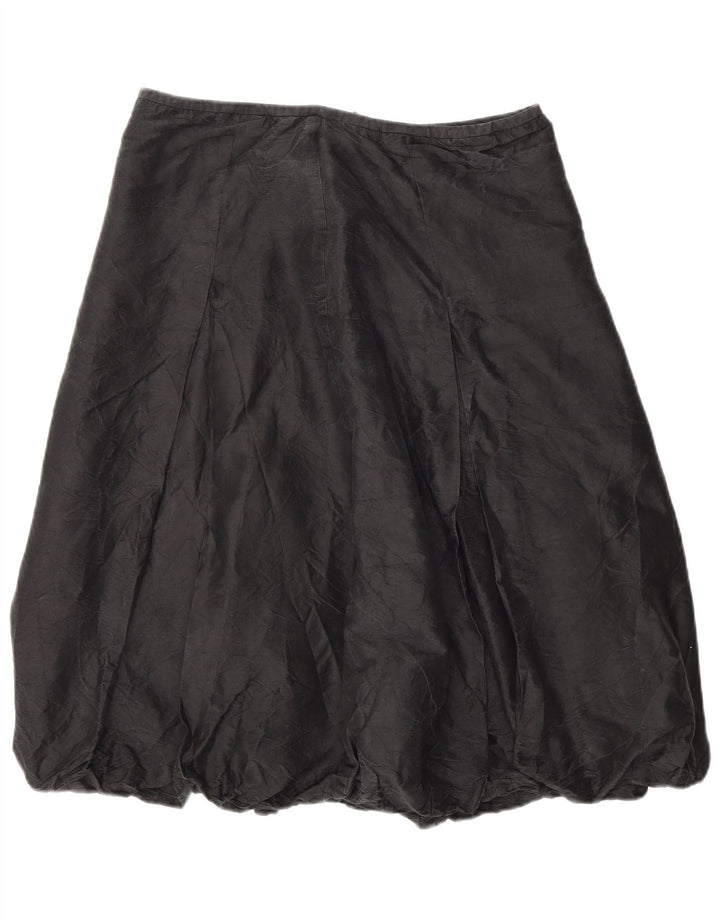 Coast Jupe Bubble Femme UK 14 Large W32 Soie Grise