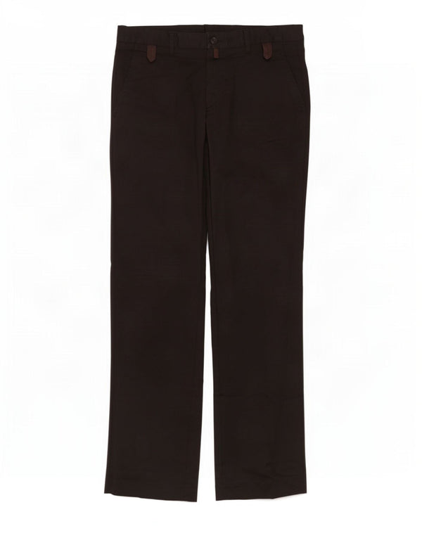 Zara Pantalon Chino Droit Homme EU 42 Large W32 L31 Marron