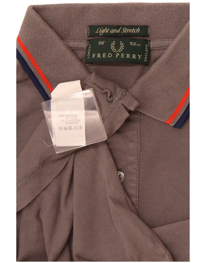 FRED PERRY Polo Homme Petit Gris Coton