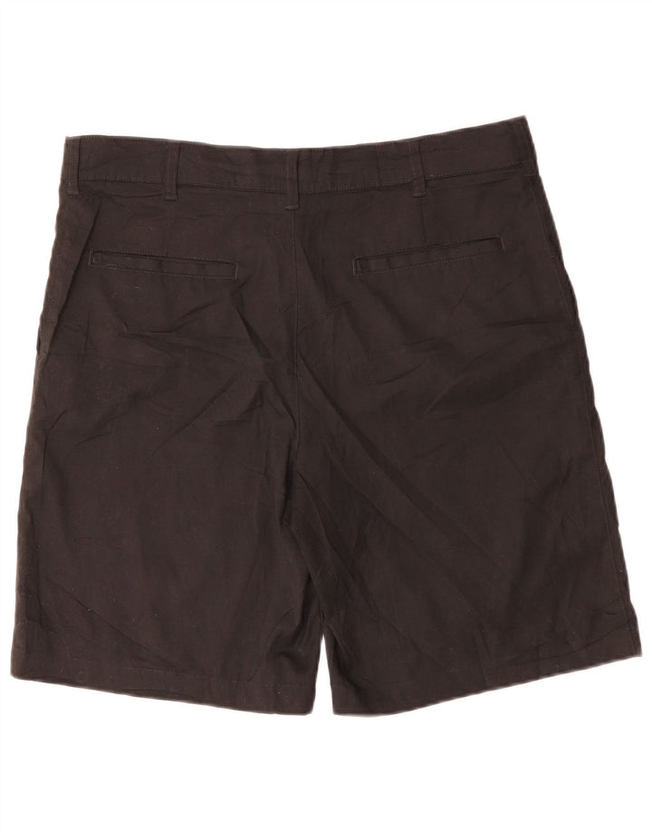 RUSSELL ATHLETIC Short Chino Homme W34 Grand Noir Polyester