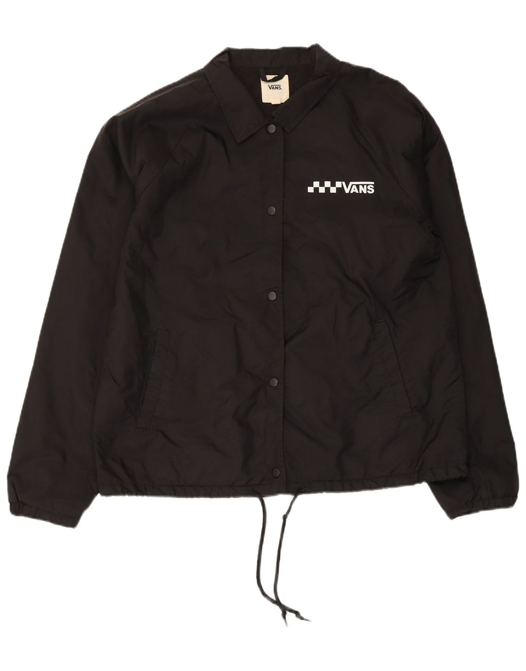 Vans Veste de pluie pour femme UK 16 Large Noir Nylon