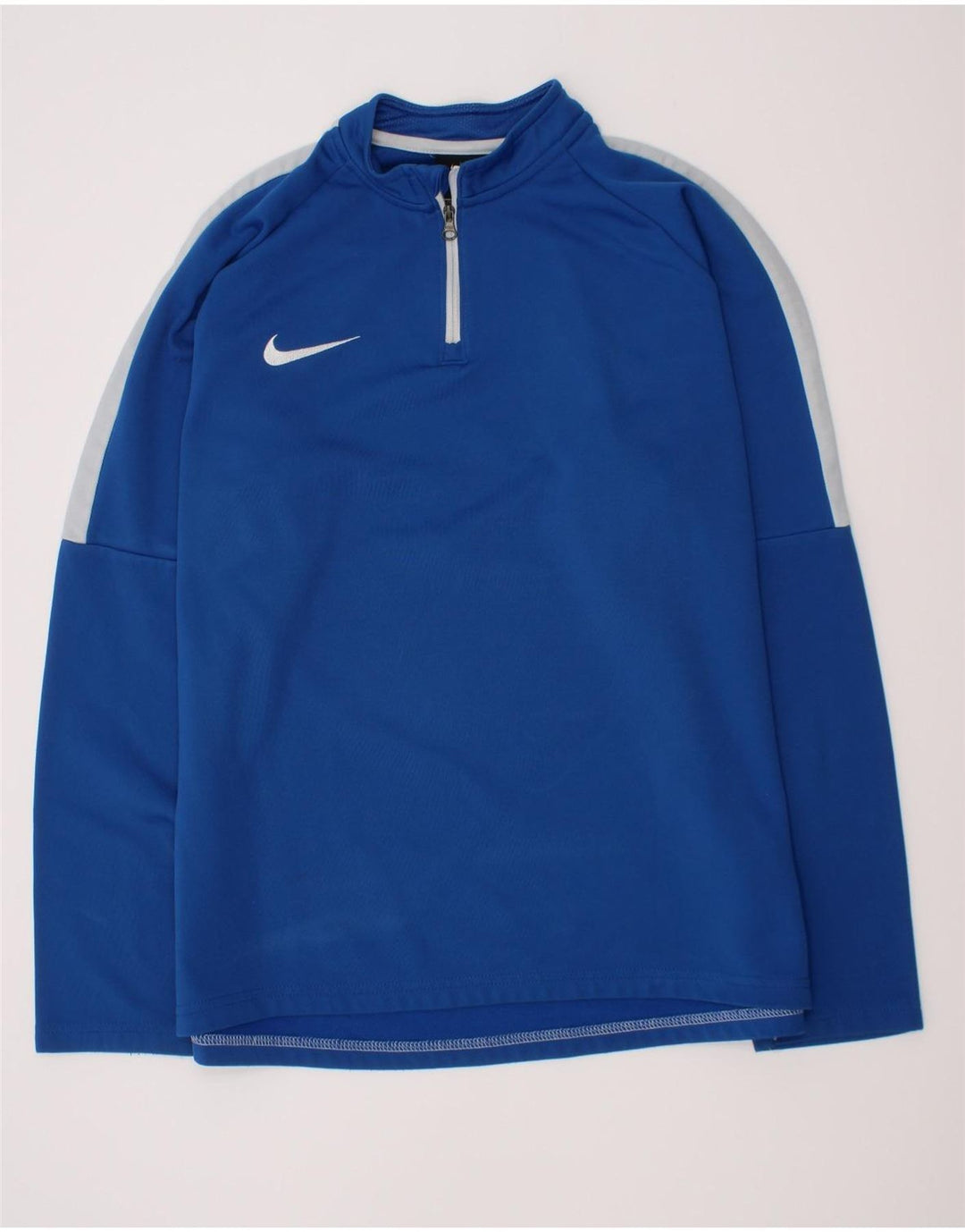 Haut de survêtement Nike Dri Fit pour garçon 13-14 ans XL Bleu Colorblock