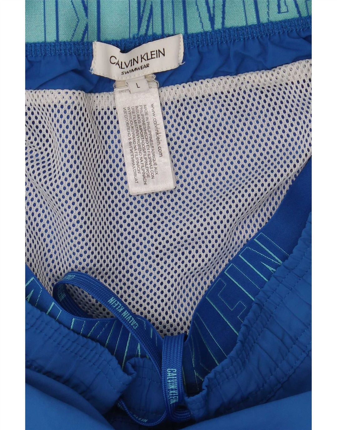 Calvin Klein Short de bain homme grand bleu polyester