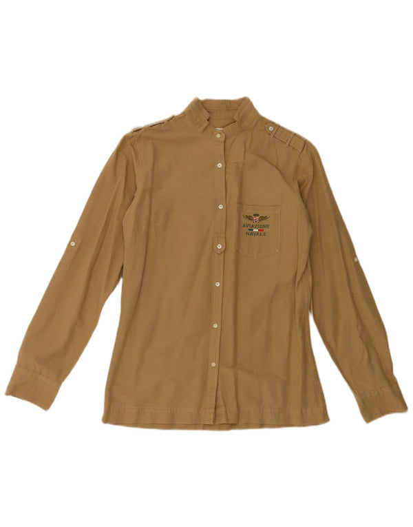 Aviazione Navale Chemise militaire pour femme UK 10 Small Kaki