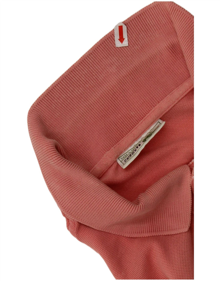 LACOSTE Polo Homme Taille 4 Coton Rose Moyen